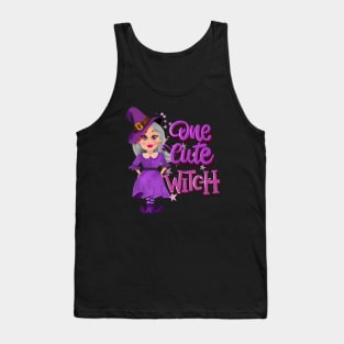 One cute witch halloween Tank Top